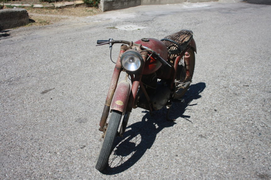 MV AGUSTA 125 - Com'era ridotta prima del restauro